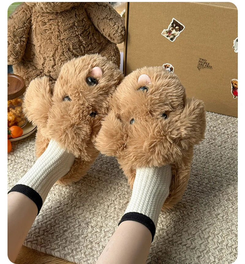 Poodle Fluffy Slippers