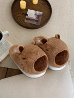 Big Capybara Soft Slippers