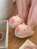 Big Capybara Soft Slippers