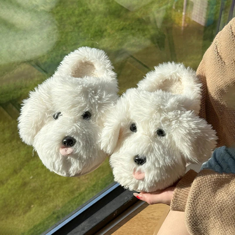 Poodle Fluffy Slippers