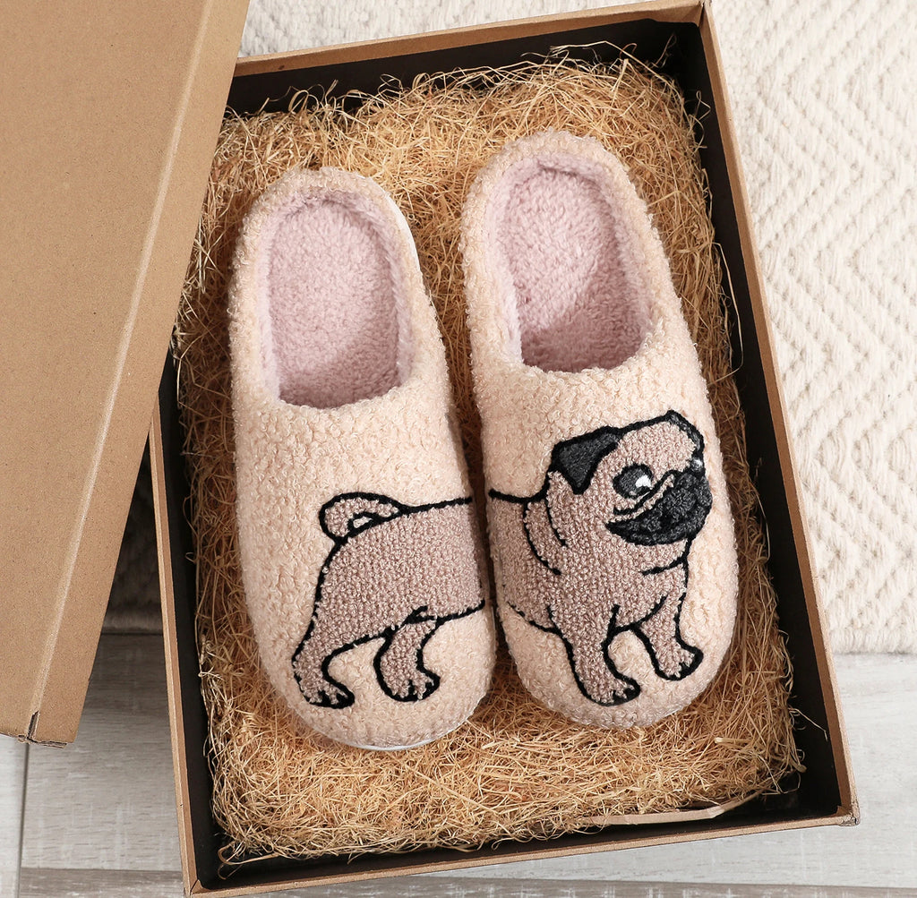 Pug Soft Slippers
