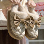 Bowknot Ankle Soft Slippers