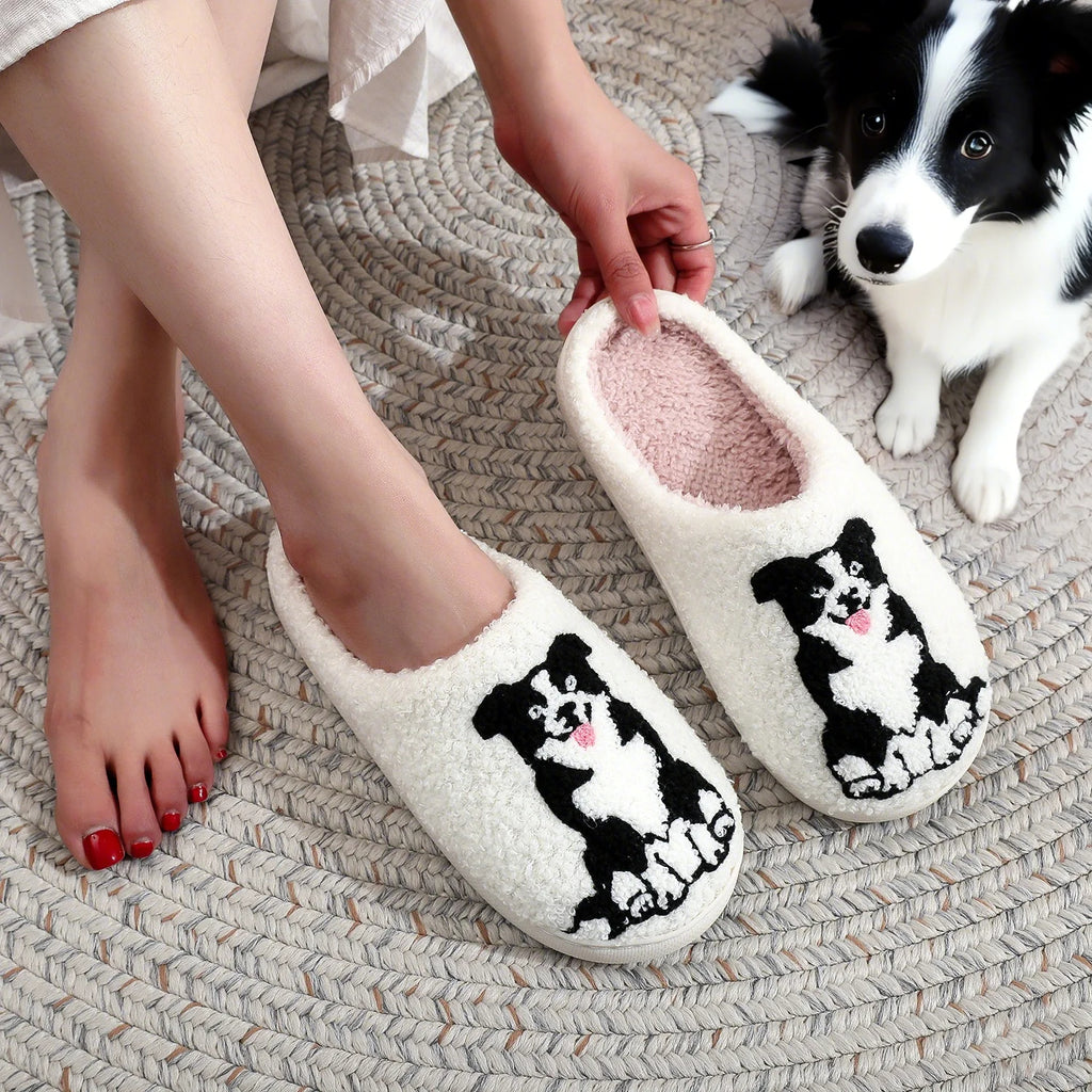 Border Collie Soft Slippers