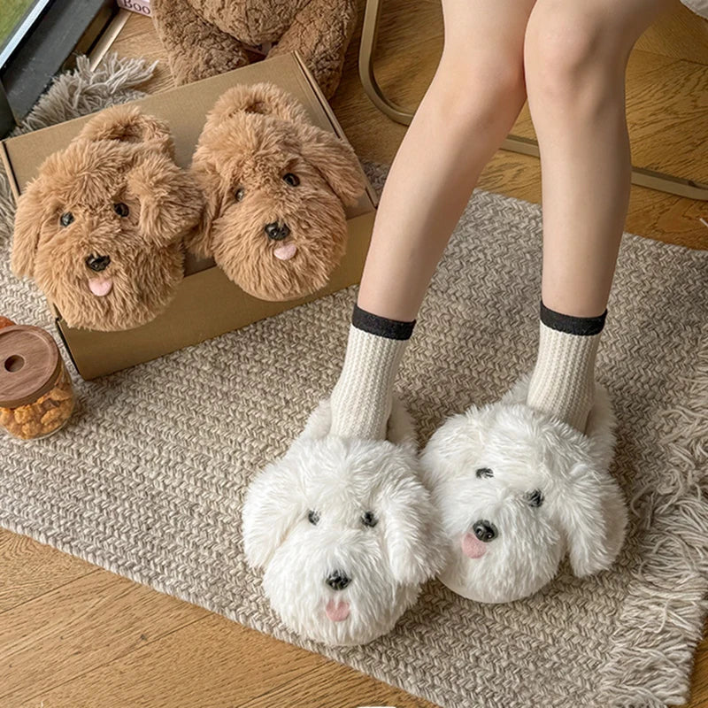 Poodle Fluffy Slippers