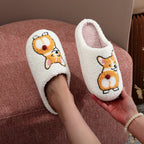 Corgi Butt Soft Slippers