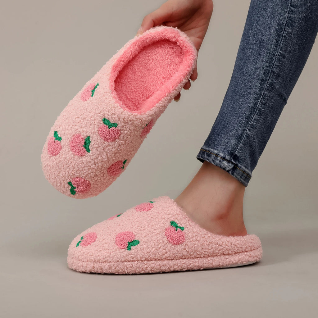 Pink Peach Soft Slippers