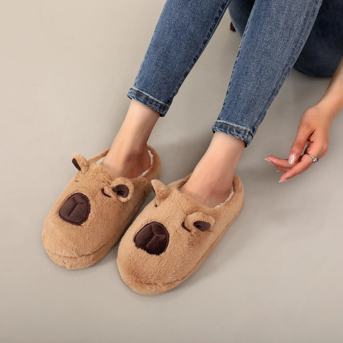 Capybara Soft Slippers