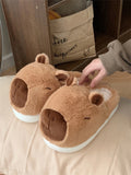 Big Capybara Soft Slippers