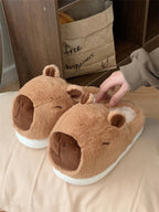 Big Capybara Soft Slippers