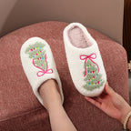 Christmas Tree Soft Slippers