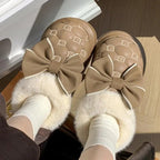 Bowknot Ankle Soft Slippers