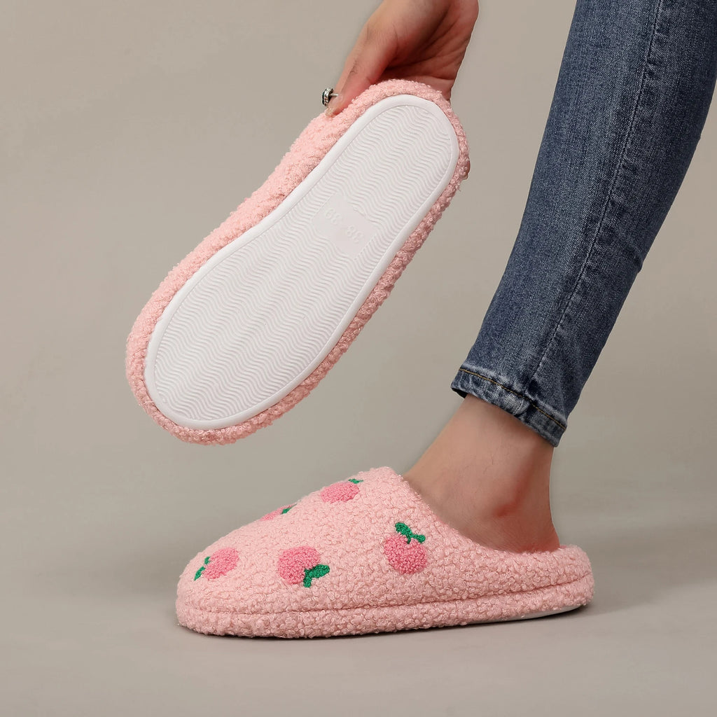Pink Peach Soft Slippers