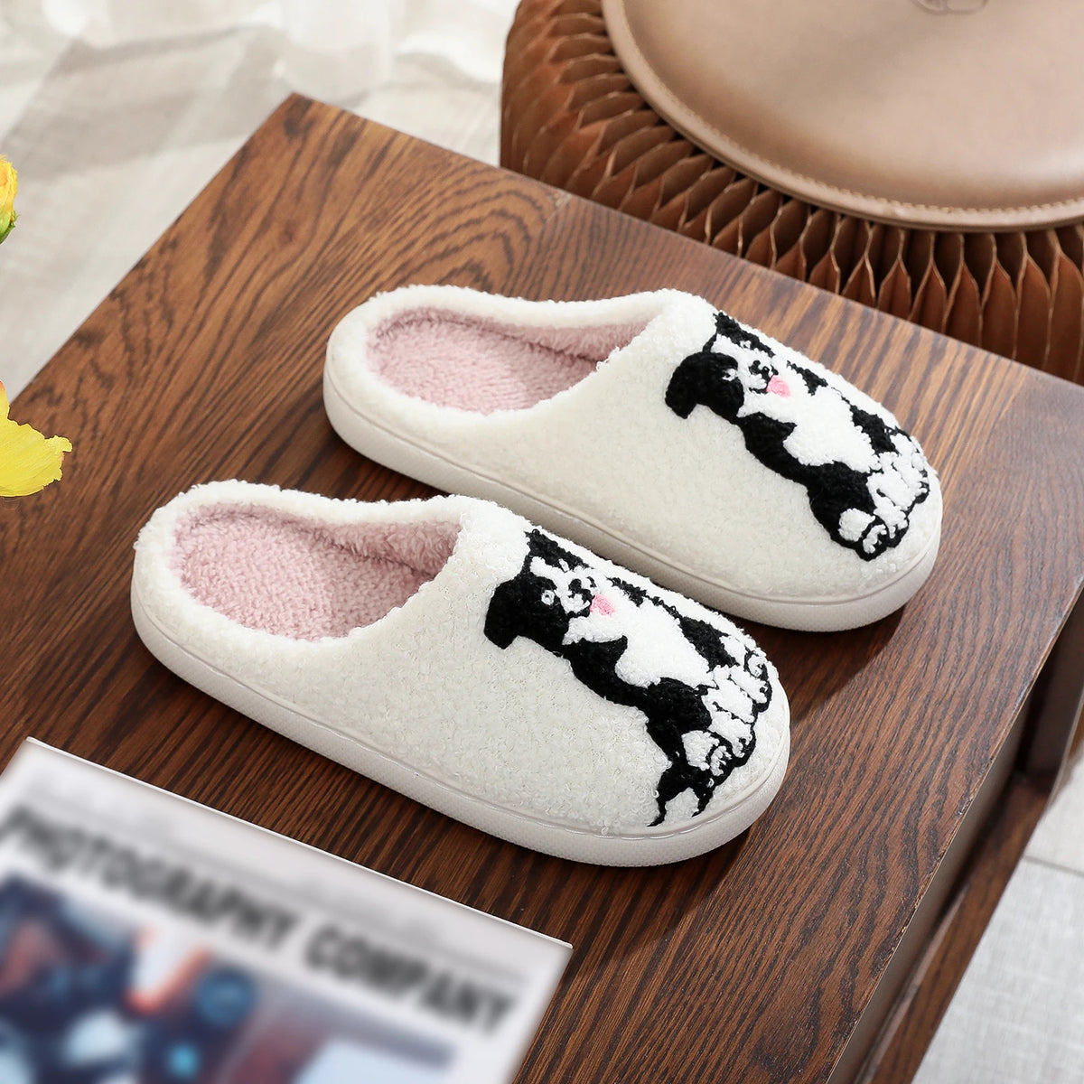 Border Collie Soft Slippers