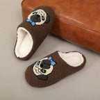 Pug Face Soft Slippers