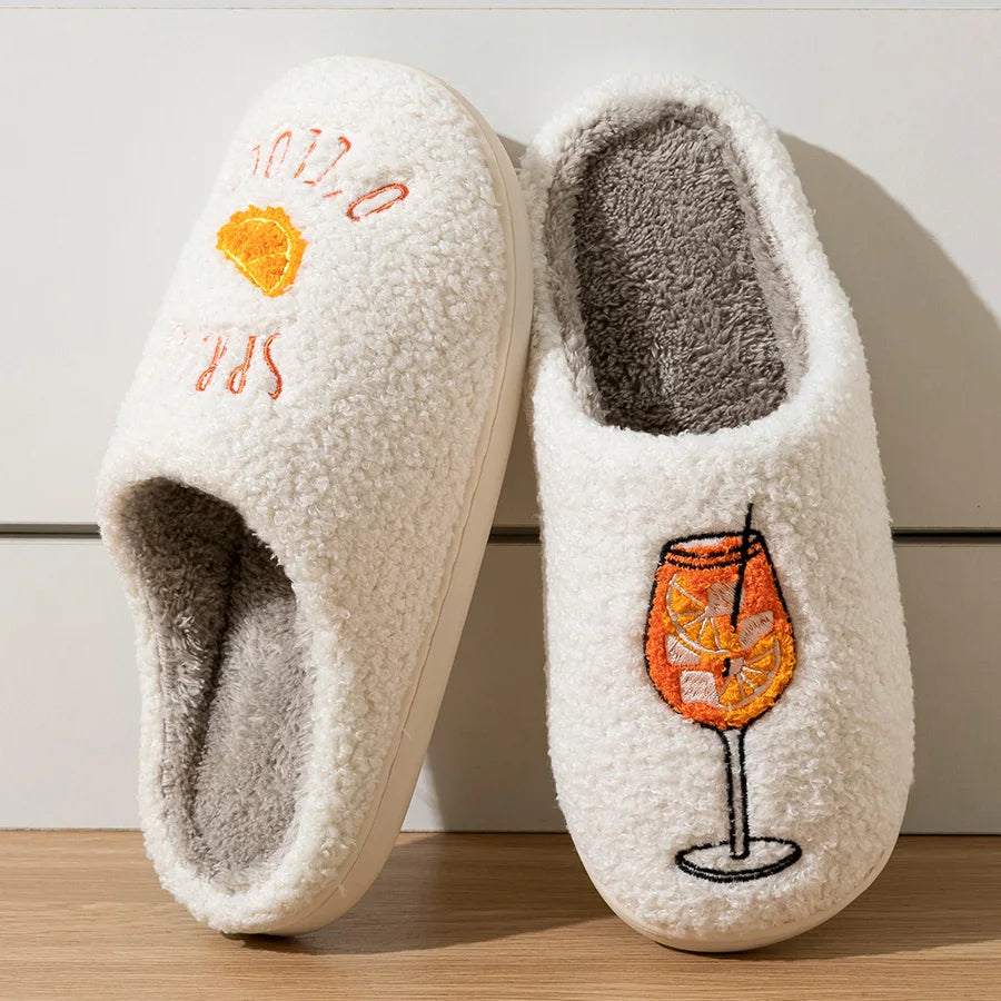 Aperol Spritz Soft Slippers