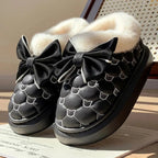 Bowknot Ankle Soft Slippers