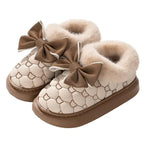 Bowknot Ankle Soft Slippers