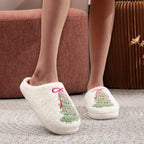 Christmas Tree Soft Slippers