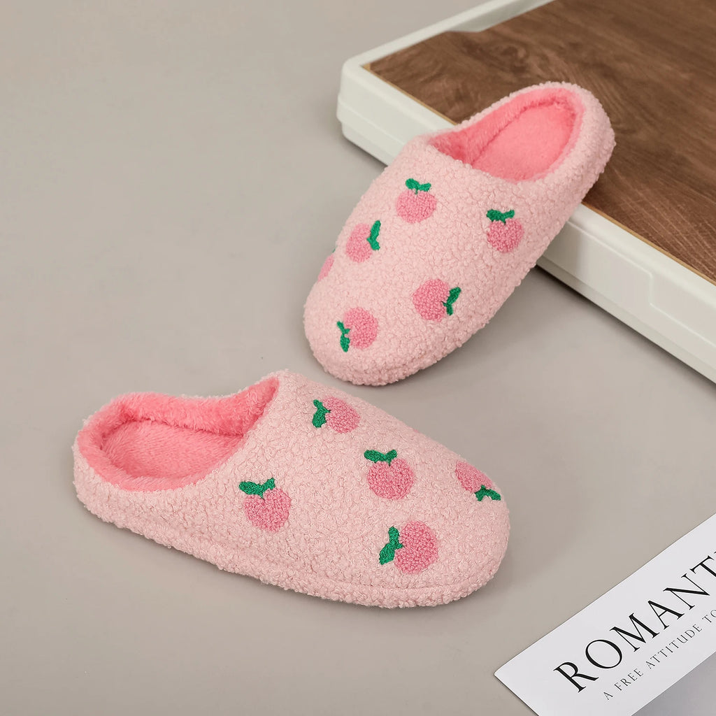 Pink Peach Soft Slippers