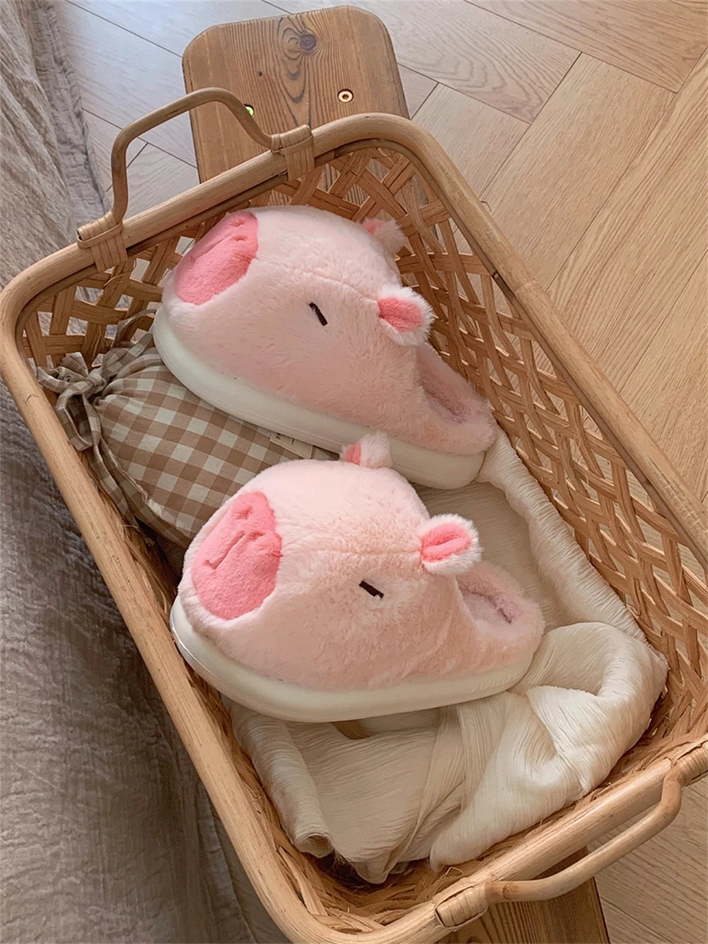 Big Capybara Soft Slippers