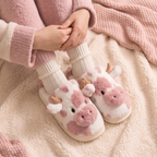 Cow Fluffy Slippers