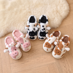 Cow Fluffy Slippers