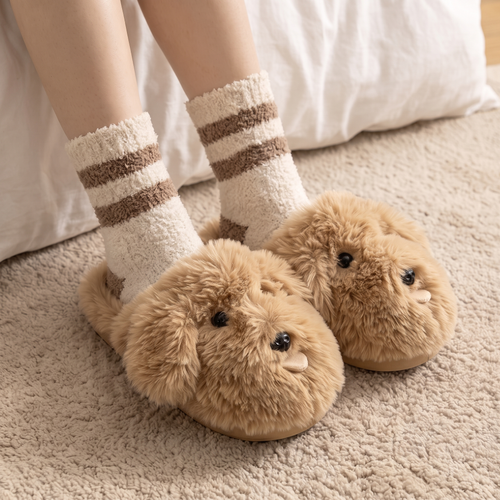 Poodle Fluffy Slippers