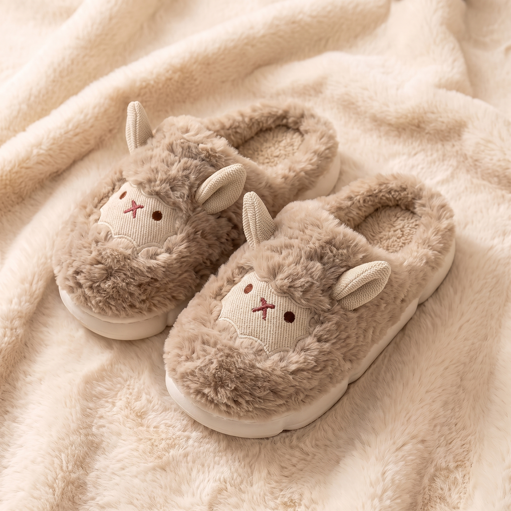 Sheep Fluffy Slippers
