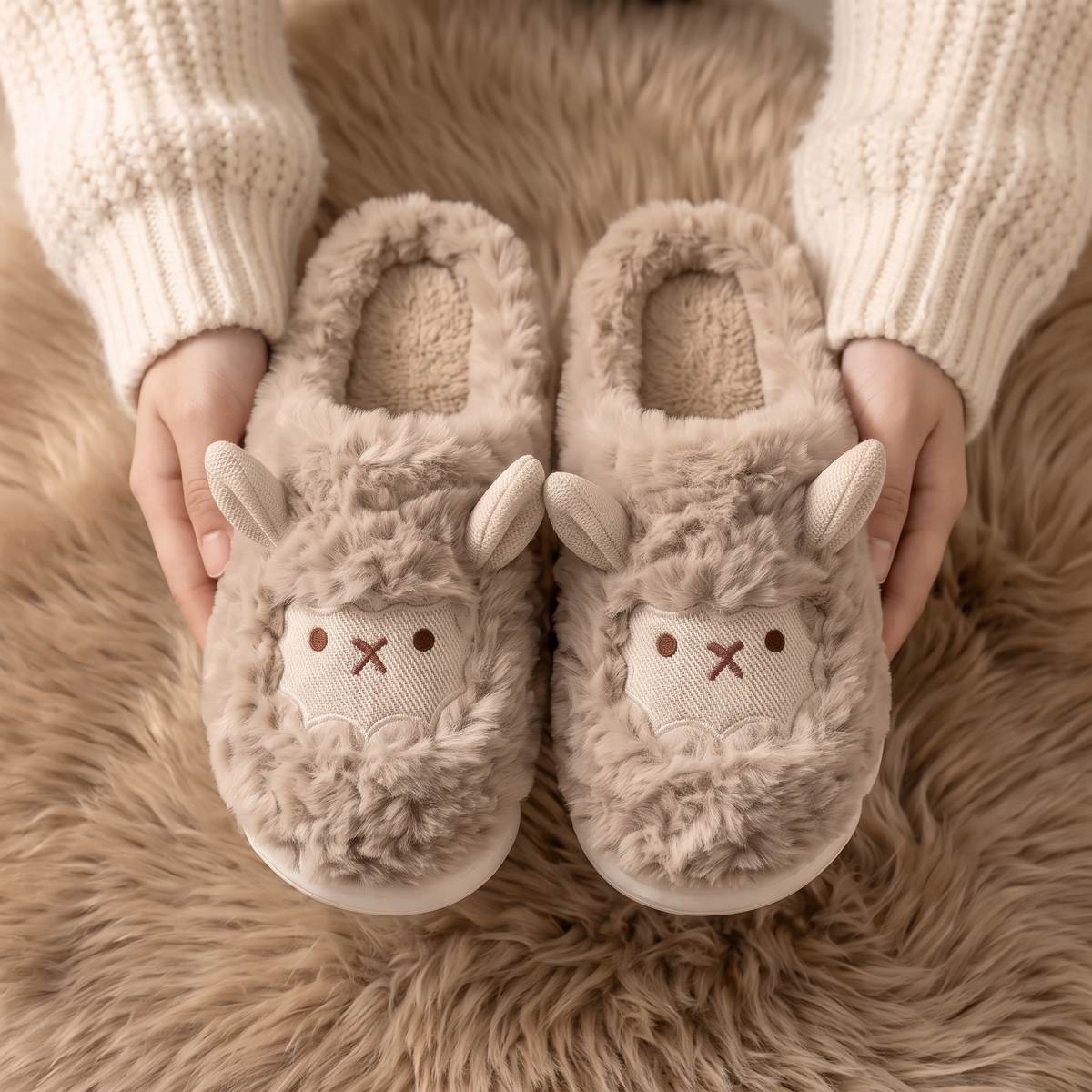 Sheep Fluffy Slippers